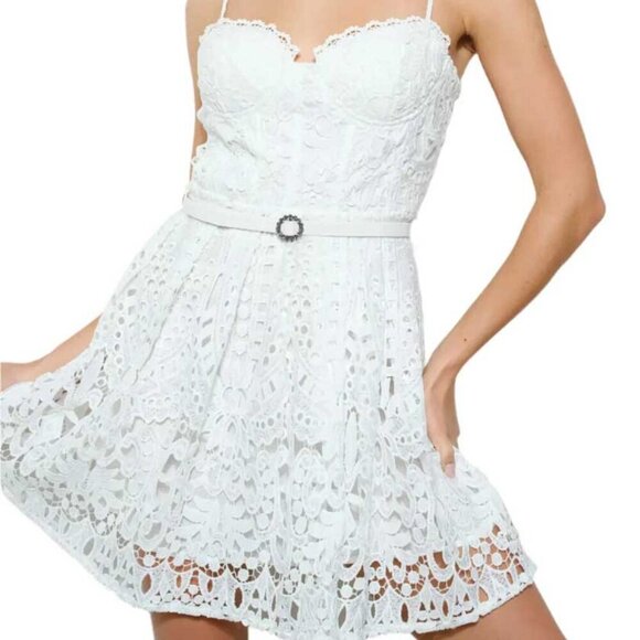 NWT Ina Sweetheart Lace Bustier Mini Dress size S - Picture 3 of 4
